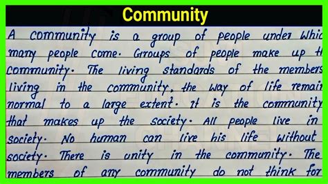 how to write a community essay: exploring the depths of community involvement