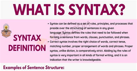 what is syntax in poetry